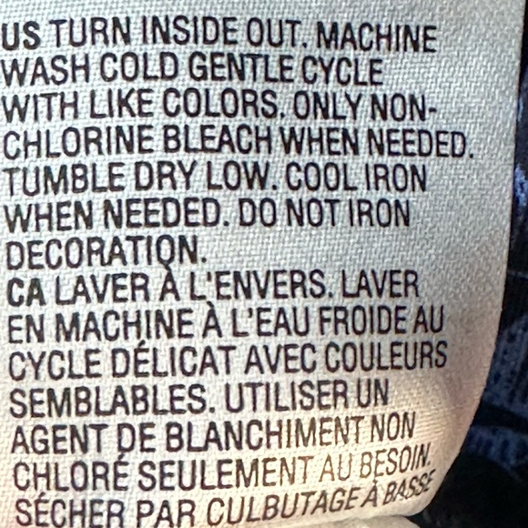 JM Collection 3/4 Sleeve Lace Up Neck Floral Print Blouse - Blue - size Medium - Picture 9 of 10